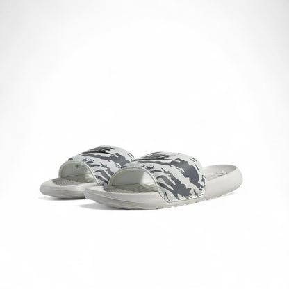 🖤 Nike Grey Camo Slides – Urban Streetwear Slippers ⚪