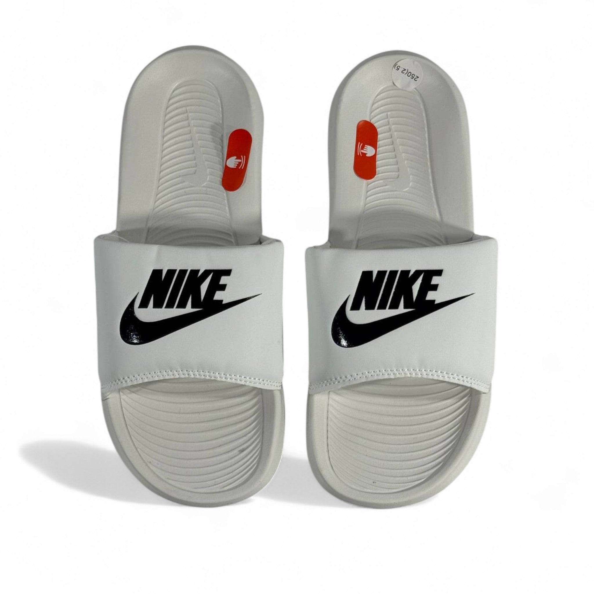⚪ Nike Classic White Slides – Everyday Comfort Slippers 🖤✔️