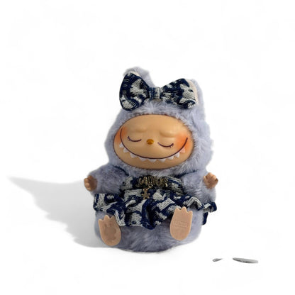🧸 Labubu Dior-Inspired Collectible Doll – J’Adior Edition