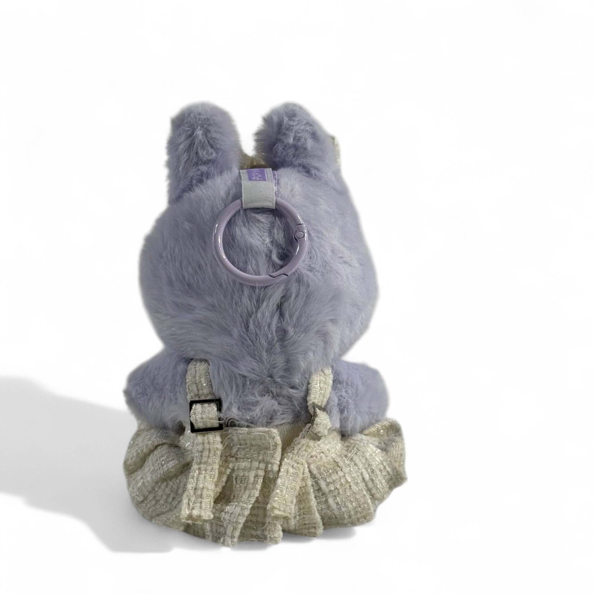 🧸 Labubu Chanel-Inspired Collectible Doll – Tweed Elegance Edition