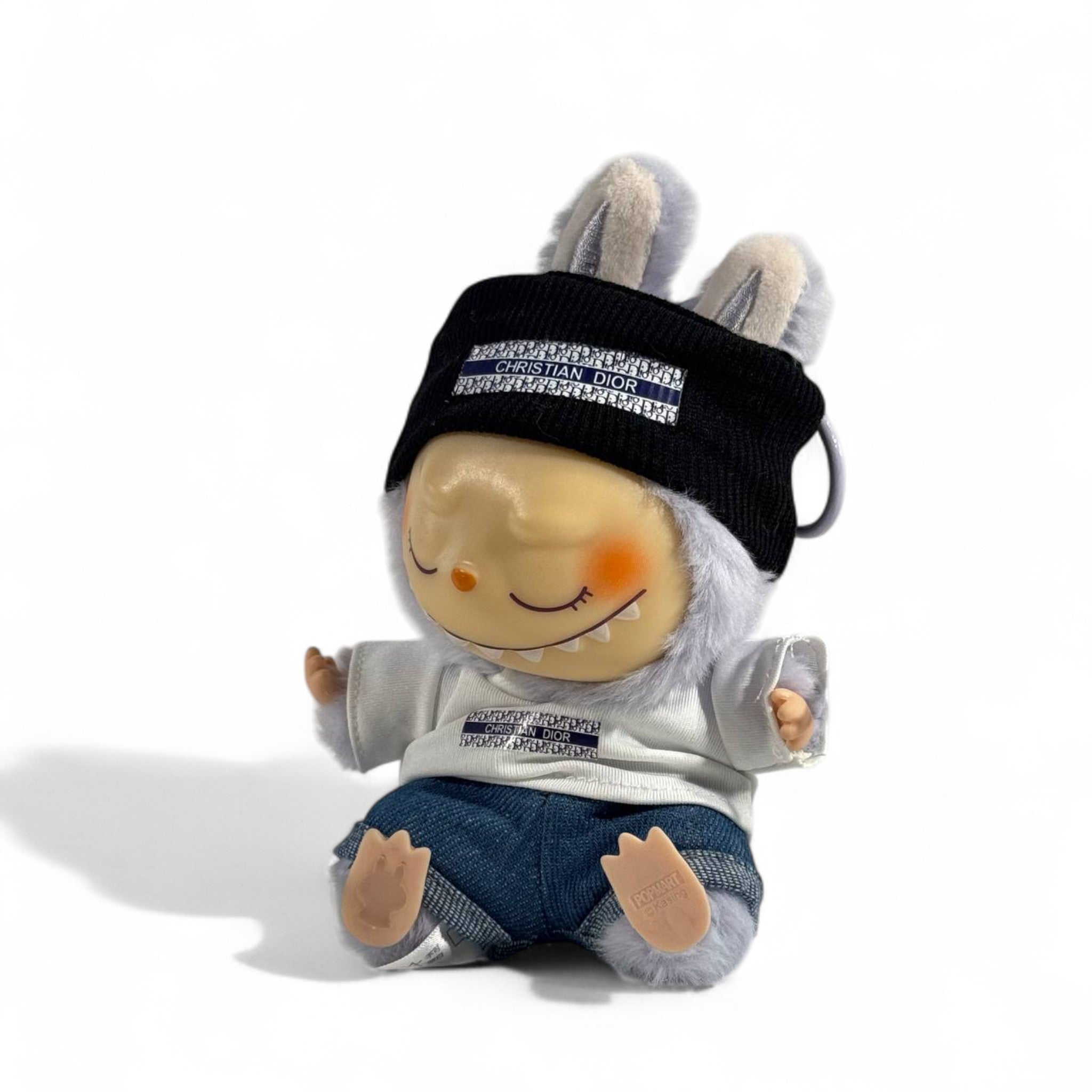 🐰 Labubu Dior-Inspired Doll – Streetwear Edition