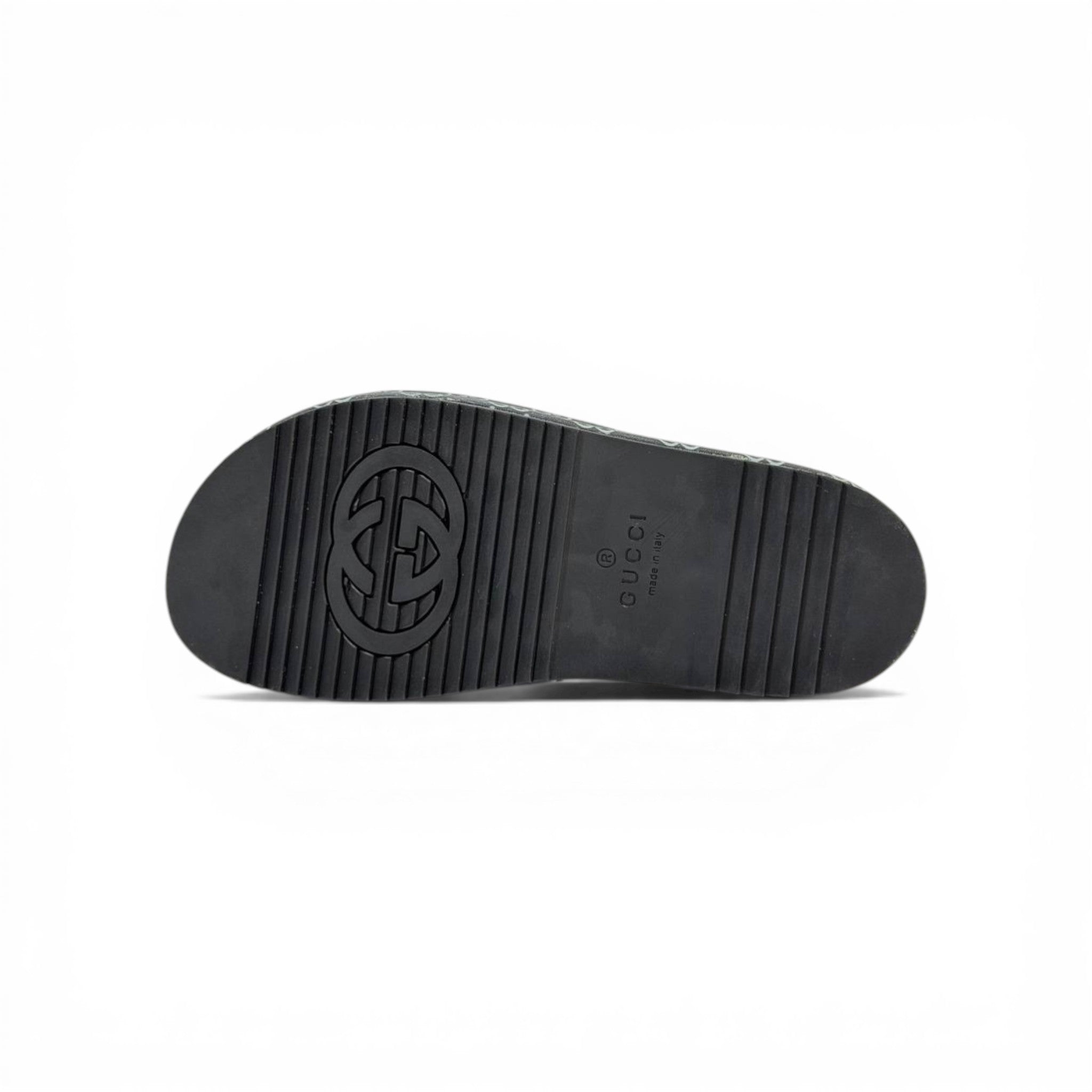 GUCCI Luxury Black Platform Slide Sandals – GG Monogram Statement & Premium Streetwear 👟✨