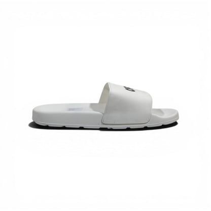 OFF-WHITE Luxury White Slide Sandals – Minimal Logo Design & Everyday Premium Comfort 👟✨