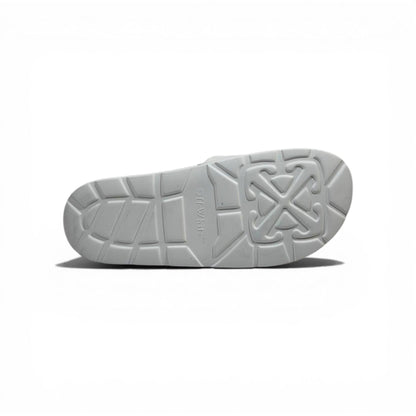 OFF-WHITE Luxury White Slide Sandals – Minimal Logo Design & Everyday Premium Comfort 👟✨