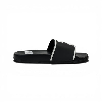 OFF-WHITE Luxury Black Slide  – Iconic Arrow Logo Design & Premium Streetwear 👟✨