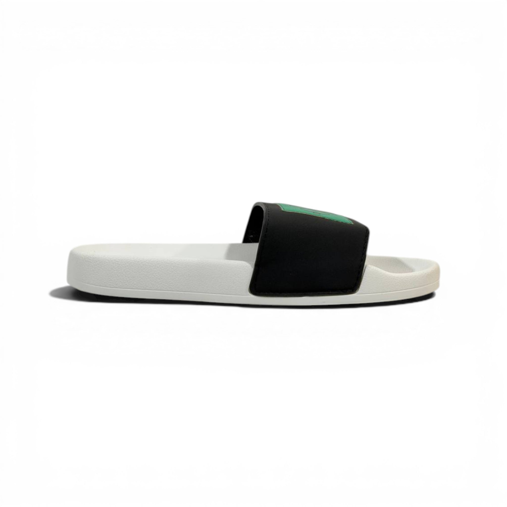 CALVIN KLEIN Luxury Black & White Slide Sandals – CK Logo Design & Everyday Comfort 👟✨