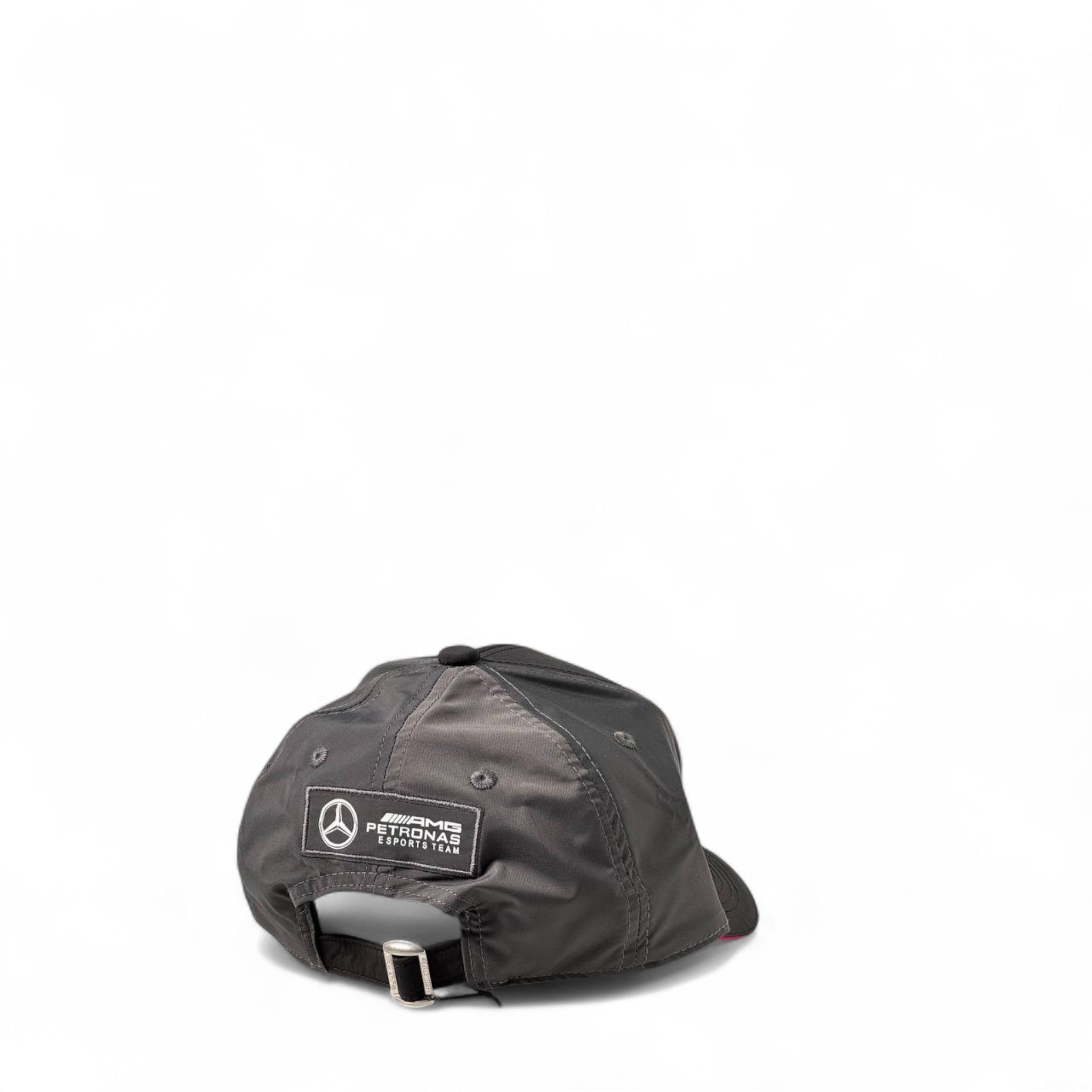 🏎️ Mercedes-Benz New Era Black Cap – Pink Trim Edition