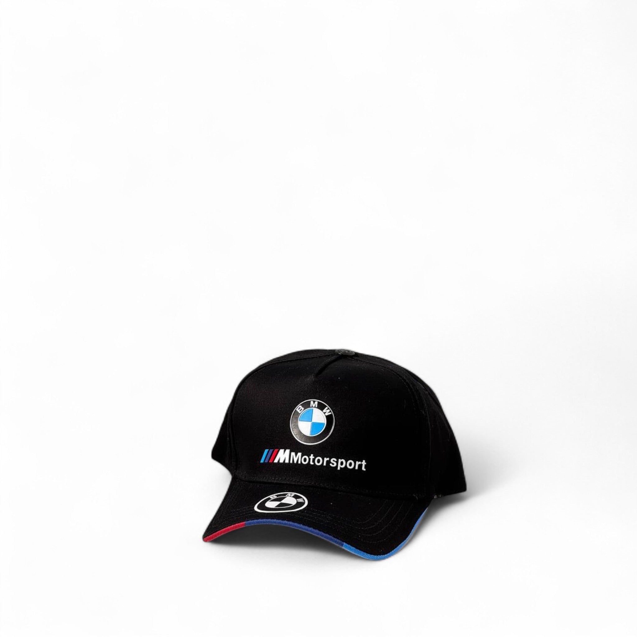 🏁 BMW Motorsport Black Cap – Racing Heritage Edition