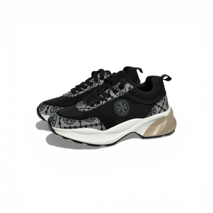 🖤✨ Tory Burch Monogram Chunky Sneakers – Black Luxury Edition ✨🖤