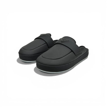 🖤✨ Prada Padded Slippers – Black Luxury Comfort ✨🖤