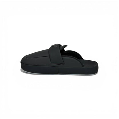 🖤✨ Prada Padded Slippers – Black Luxury Comfort ✨🖤