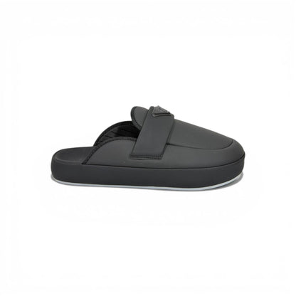 🖤✨ Prada Padded Slippers – Black Luxury Comfort ✨🖤