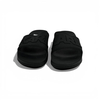 🖤✨ Karl Lagerfeld Logo Slide Slippers – Black Bold Edition ✨🖤