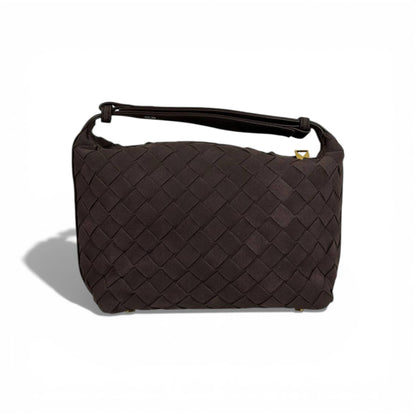 Bottega Veneta Intrecciato Shoulder Bag – Dark Brown 🤎✨