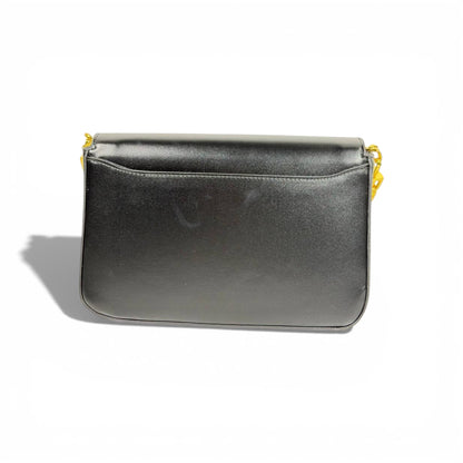 🖤 Givenchy Smooth Leather Black Bag | Gold Chain Luxury Shoulder Bag ✨👜