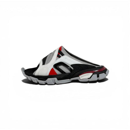 Balenciaga Sport Chunky Sandals – Tech Streetwear Slides ⚪🔴⚫