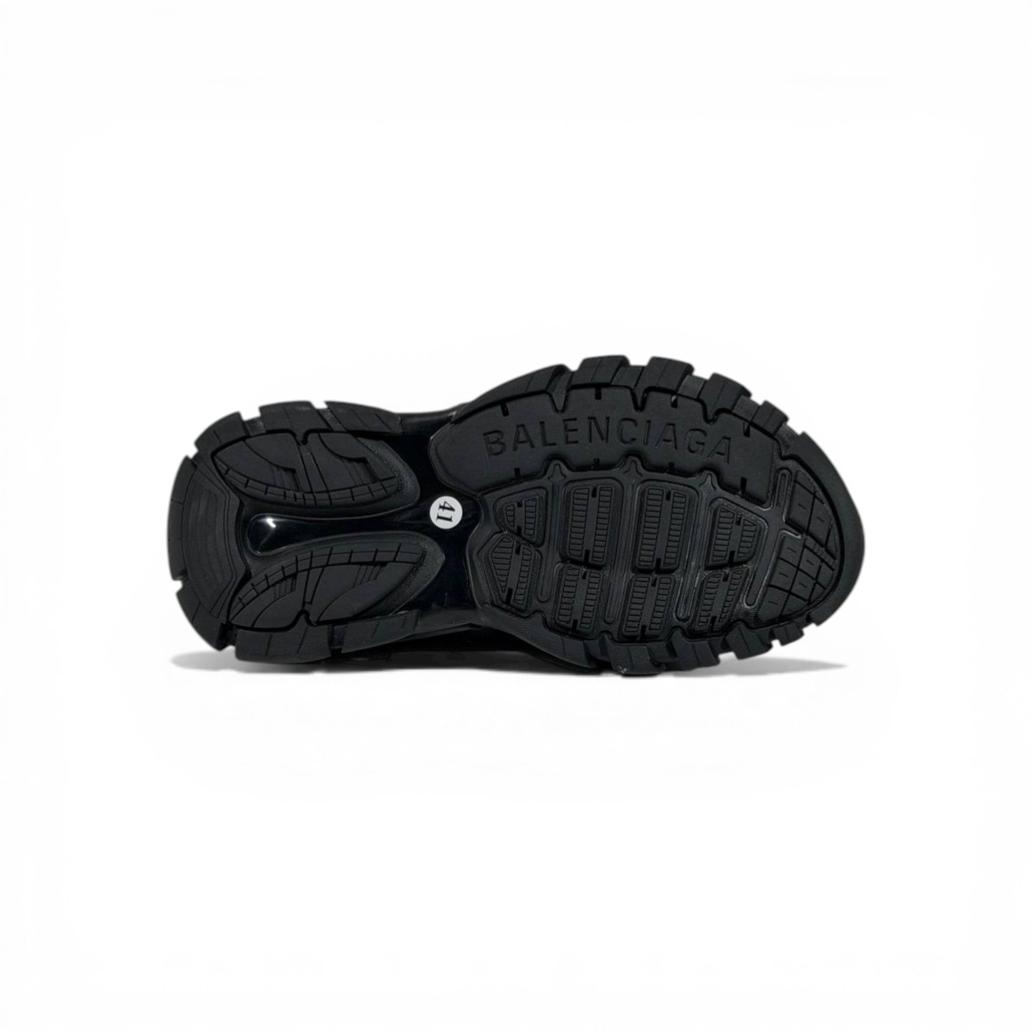 Balenciaga Black Minimal Chunky Slides – Luxury Streetwear Slippers ⚫✨