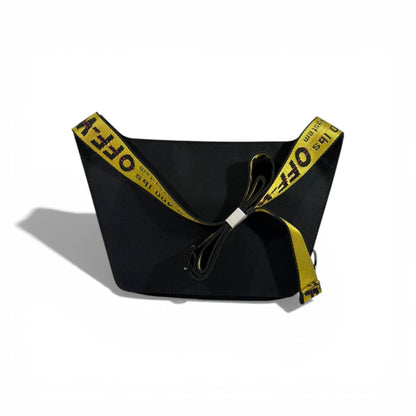 🖤🔥 Off-White Diagonal Stripe Utility Waist Bag – Black 🔥🖤