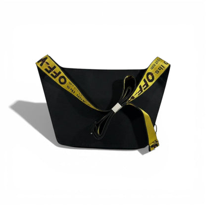 🖤🔥 Off-White Diagonal Stripe Utility Waist Bag – Black 🔥🖤
