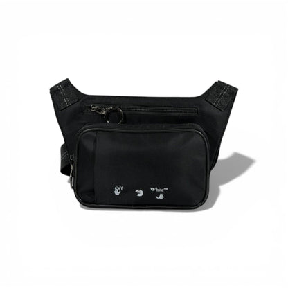 🖤🔥 Off-White Utility Waist Bag – Iconic Black 🔥🖤