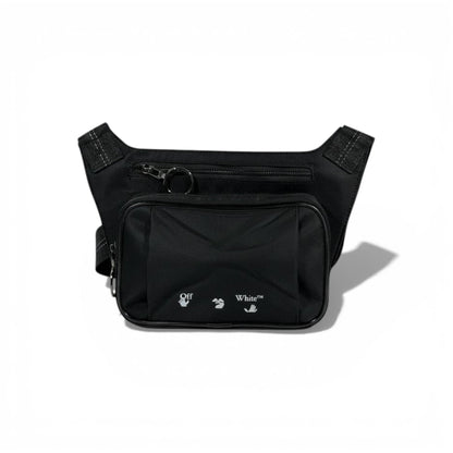 🖤🔥 Off-White Utility Waist Bag – Iconic Black 🔥🖤