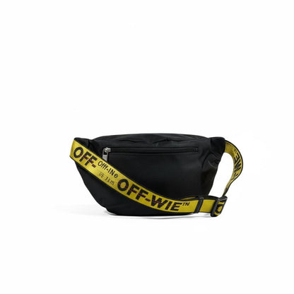 OFF-WHITE Black Waist Bag 🖤🔥 Iconic Streetwear Belt Bag ⚡😎
