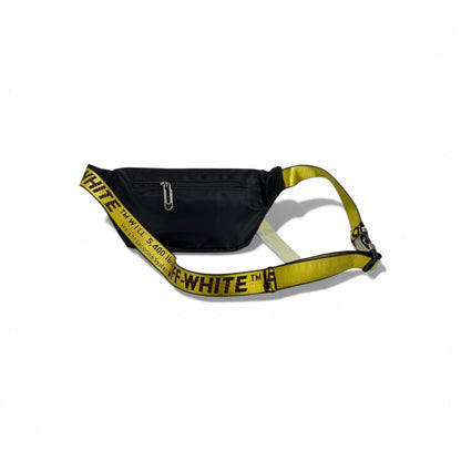 OFF-WHITE Black Waist Bag 🖤⚡ Luxury Streetwear Belt Bag 😎🔥💣