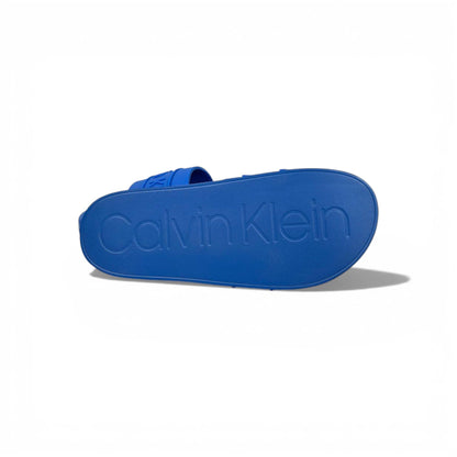 💙 Calvin Klein Logo Slide Slippers – Bold Blue Edition ✨