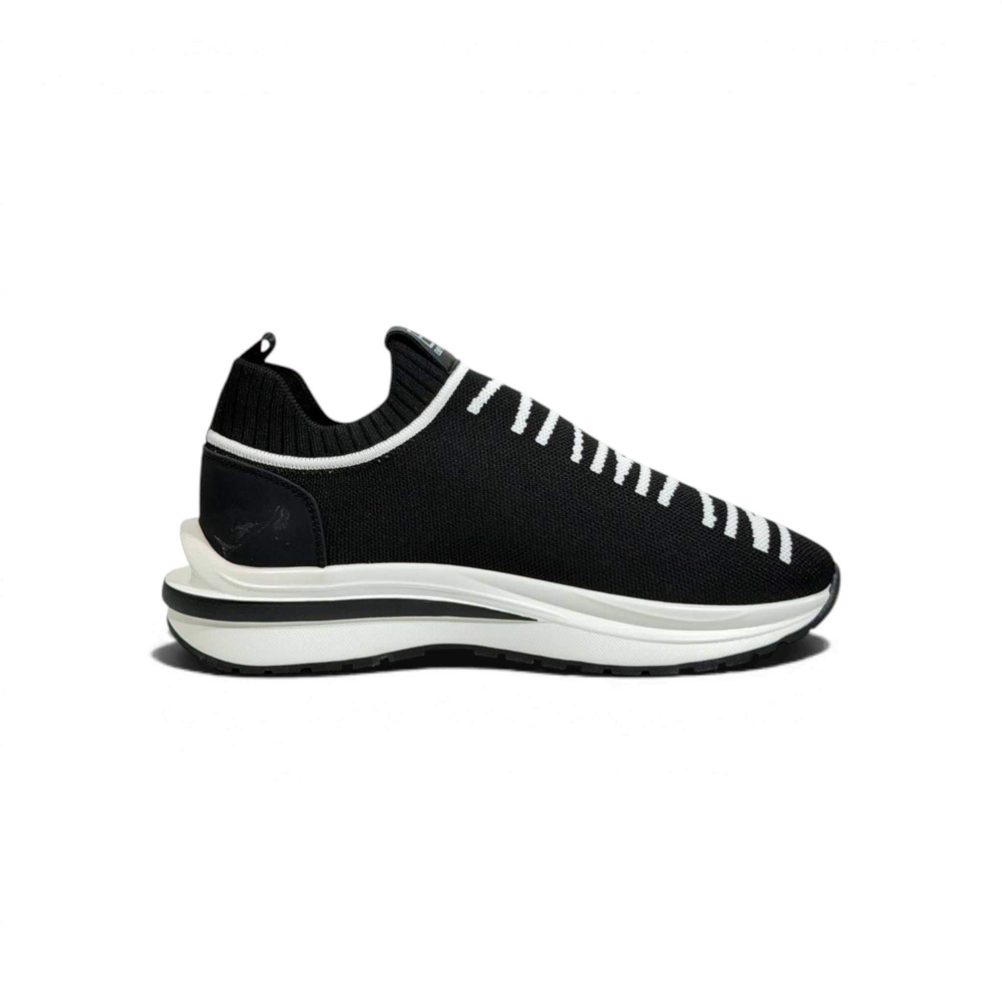 EA7 Armani Exchange-Inspired Slip-On Sneakers – Bold Logo Black Edition 🖤🔥
