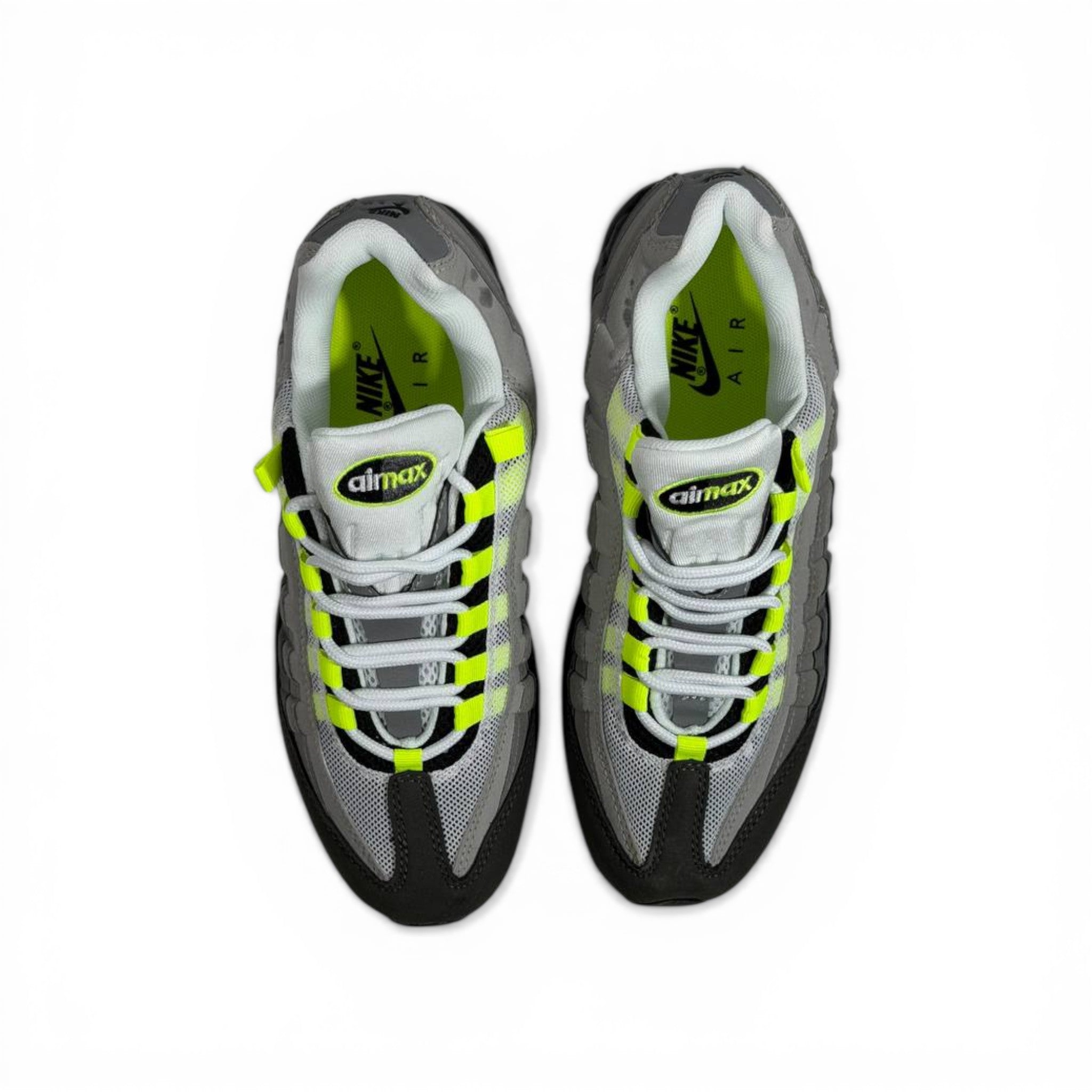 NIKE Air Max 95 Neon Grey Volt Sneakers ⚡👟 | Street Icon Comfort & Bold Style