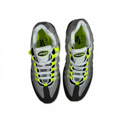 NIKE Air Max 95 Neon Grey Volt Sneakers ⚡👟 | Street Icon Comfort & Bold Style