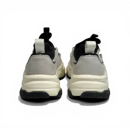 EMPORIO ARMANI Two-Tone Chunky Sneakers 👟⚡ | Bold Street Luxury & Slip-On Comfort