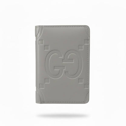 GUCCI Embossed white Card Holder 🩶✨ | Minimal Luxury Everyday Essential