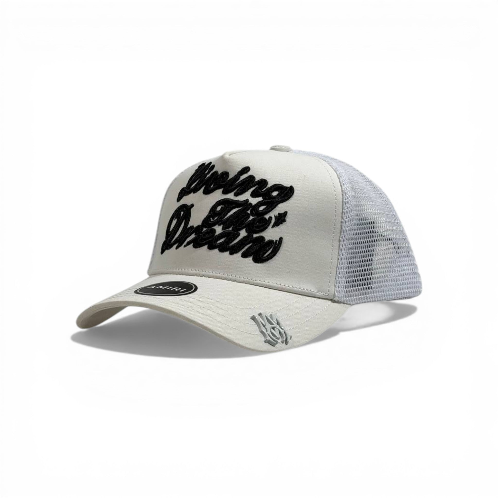 AMIRI “Young & Dream” Trucker Cap 🤍🧢 | Bold Streetwear Statement