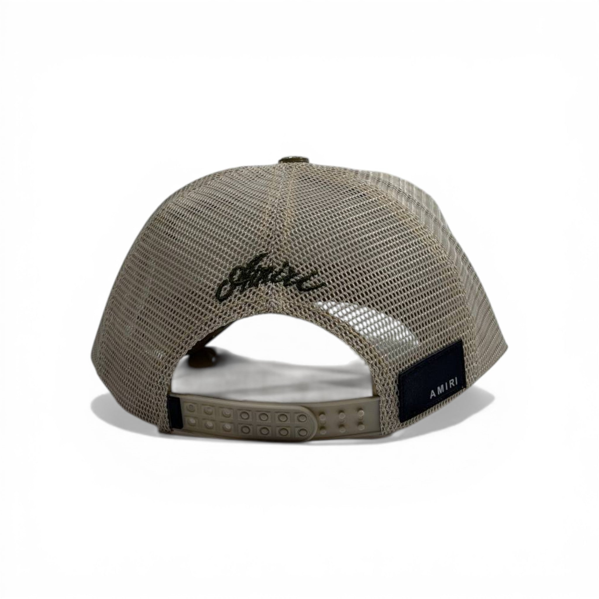 AMIRI “Young & Dream” Beige Trucker Cap 🤎🧢 | Streetwear Essential with Bold Attitude