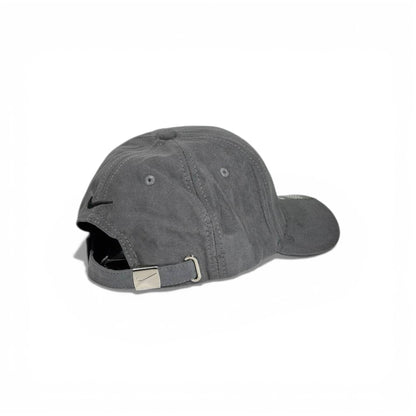 🩶🔥 Nike Grey Suede Swoosh Cap – Clean & Timeless Street Style 🔥🩶