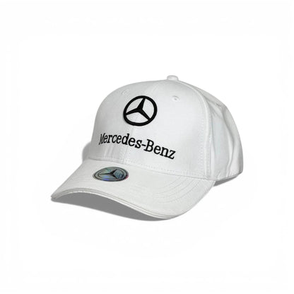 ⭐ Mercedes-Benz Classic White Logo Baseball Cap 🧢🤍