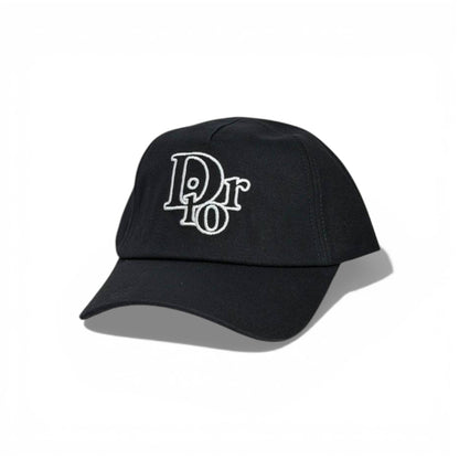 🖤 Dior Black Cap with Embroidered Logo 🧢✨