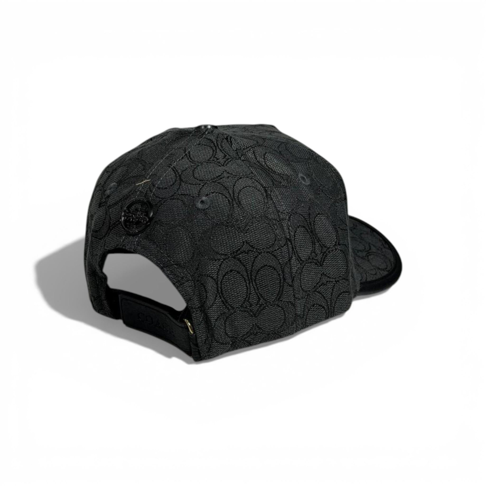 🖤 Coach Black Signature Cap with Iconic C Logo 🧢✨