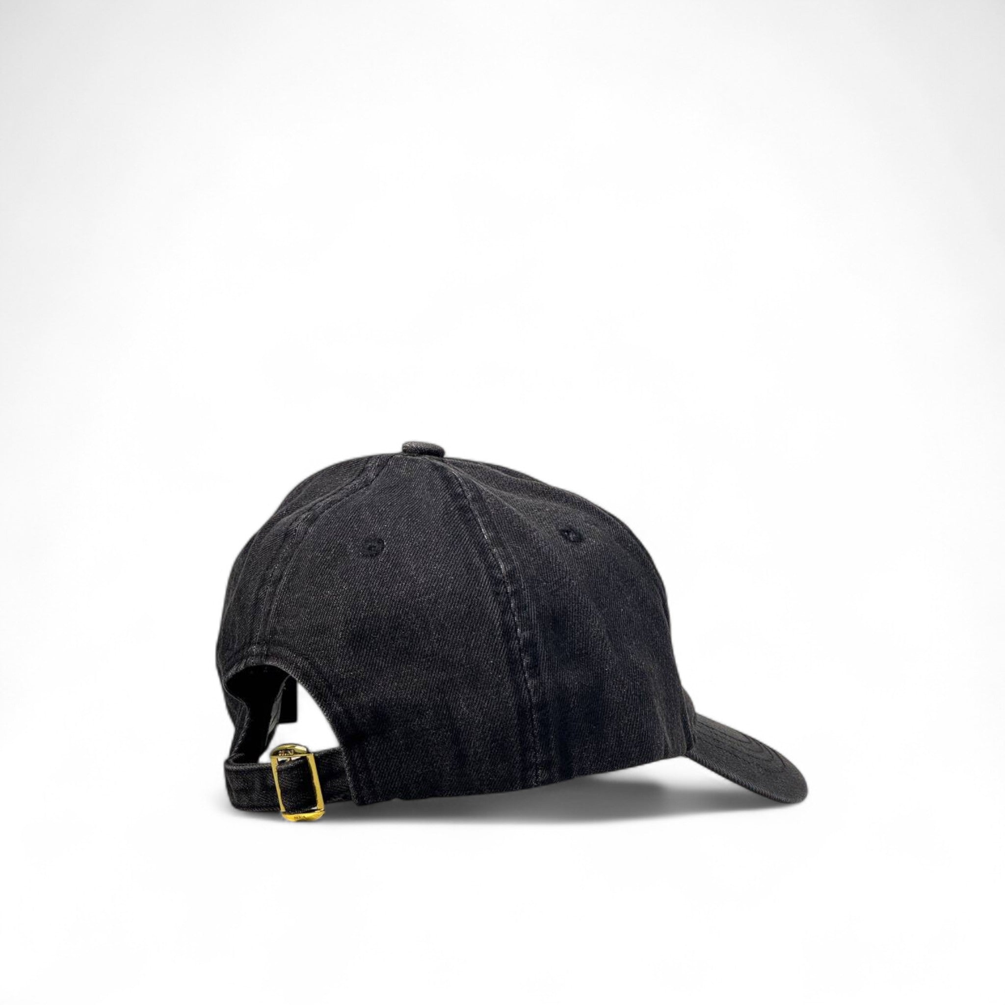🖤 Celine Triomphe Denim Cap – Vintage Washed Black Edition 🧢