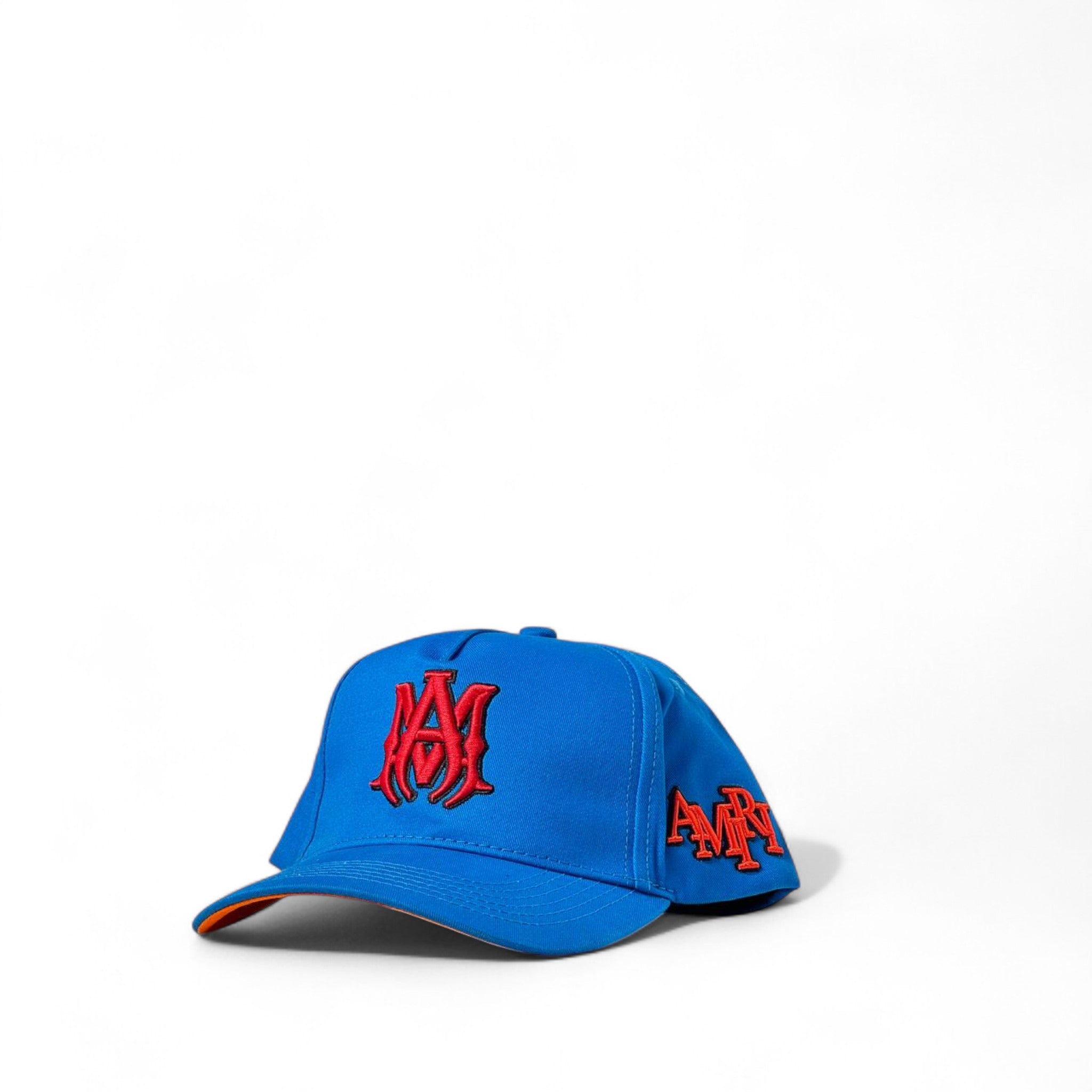 💙 AMIRI Bold Blue Logo Cap – Street Icon Vibe 🔥🧢