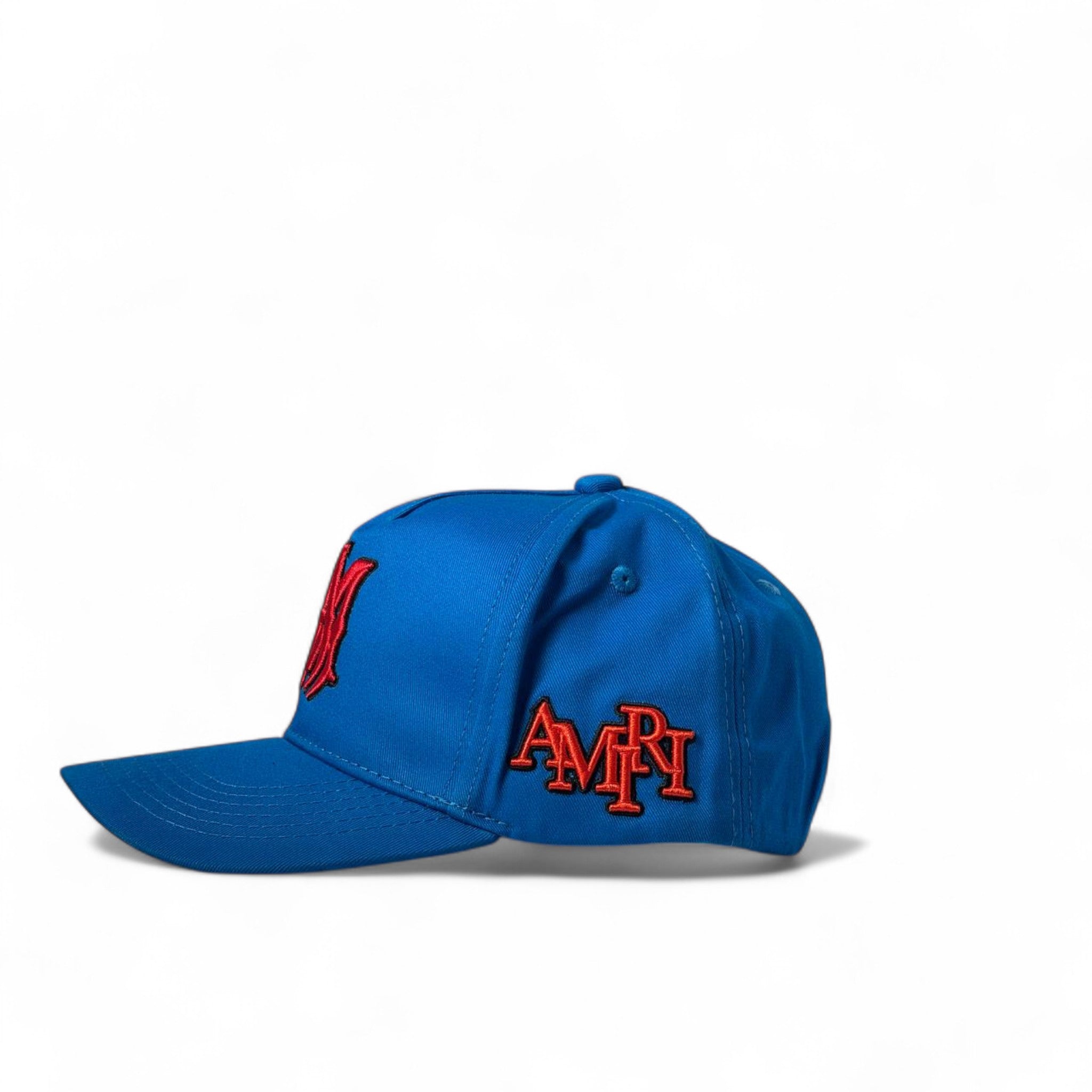💙 AMIRI Bold Blue Logo Cap – Street Icon Vibe 🔥🧢