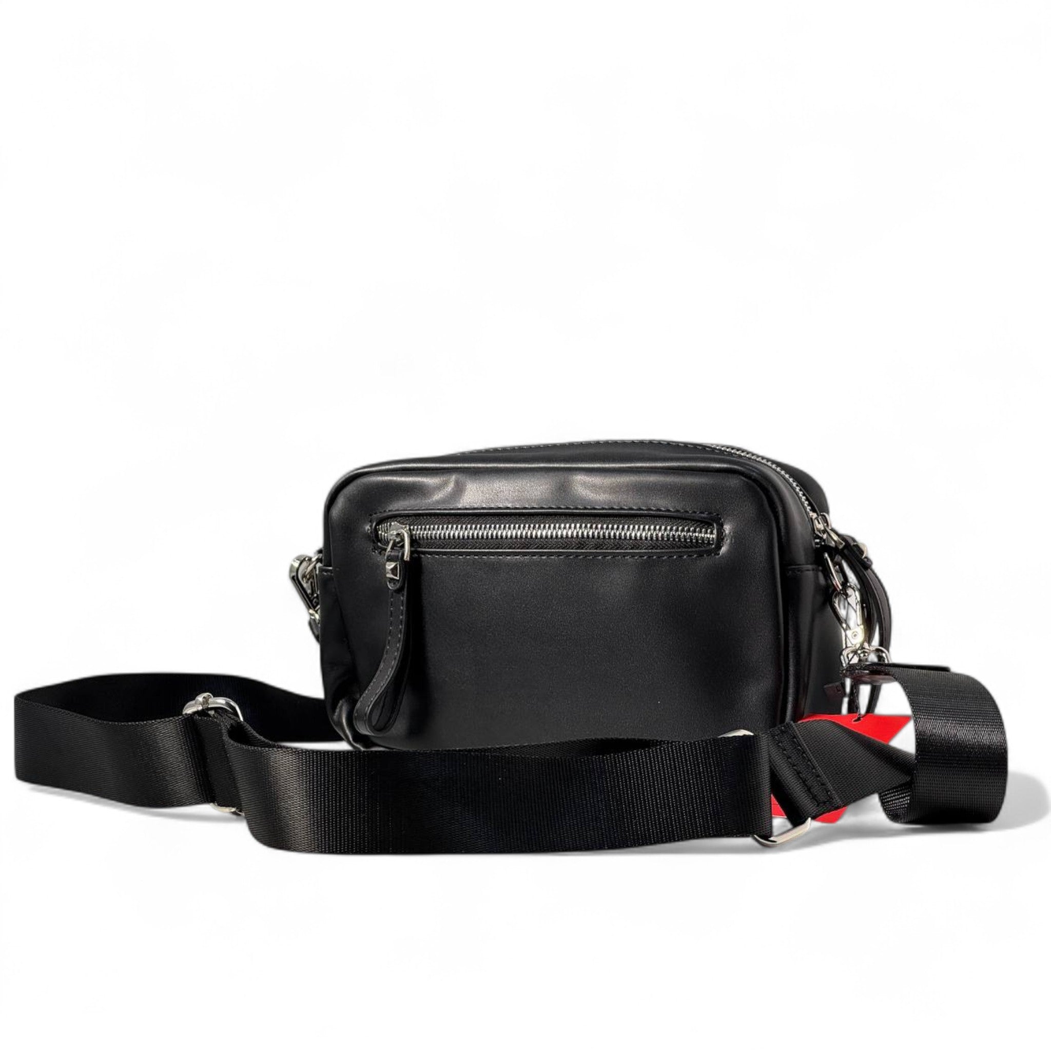 🖤 Valentino Garavani VLogo Crossbody Bag – Black Matte Leather Edition 💼✨