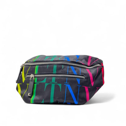 🌈 Valentino VLTN Rainbow Belt Bag – Statement Style with Every Color 💼