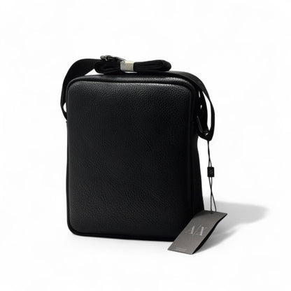 🖤 Armani Exchange A|X Black Leather Crossbody – Sleek Urban Edge 🎯