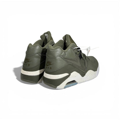 🟢👟 Nike Air Force Mid Sneakers – Olive Green & White Street Power 💥✨