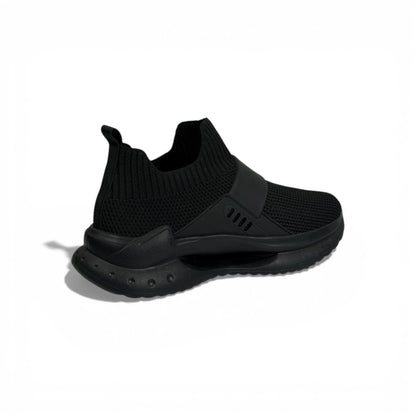 🖤✨ Moncler Luxury Slip-On Sneakers – All-Black Knit Modern Style 👟🔥