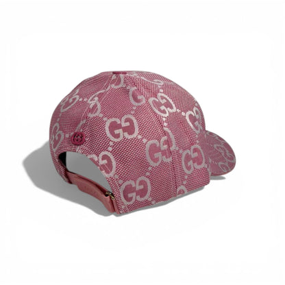 🧢 Gucci Pink GG Monogram Cap – Iconic Luxury Statement 💗✨