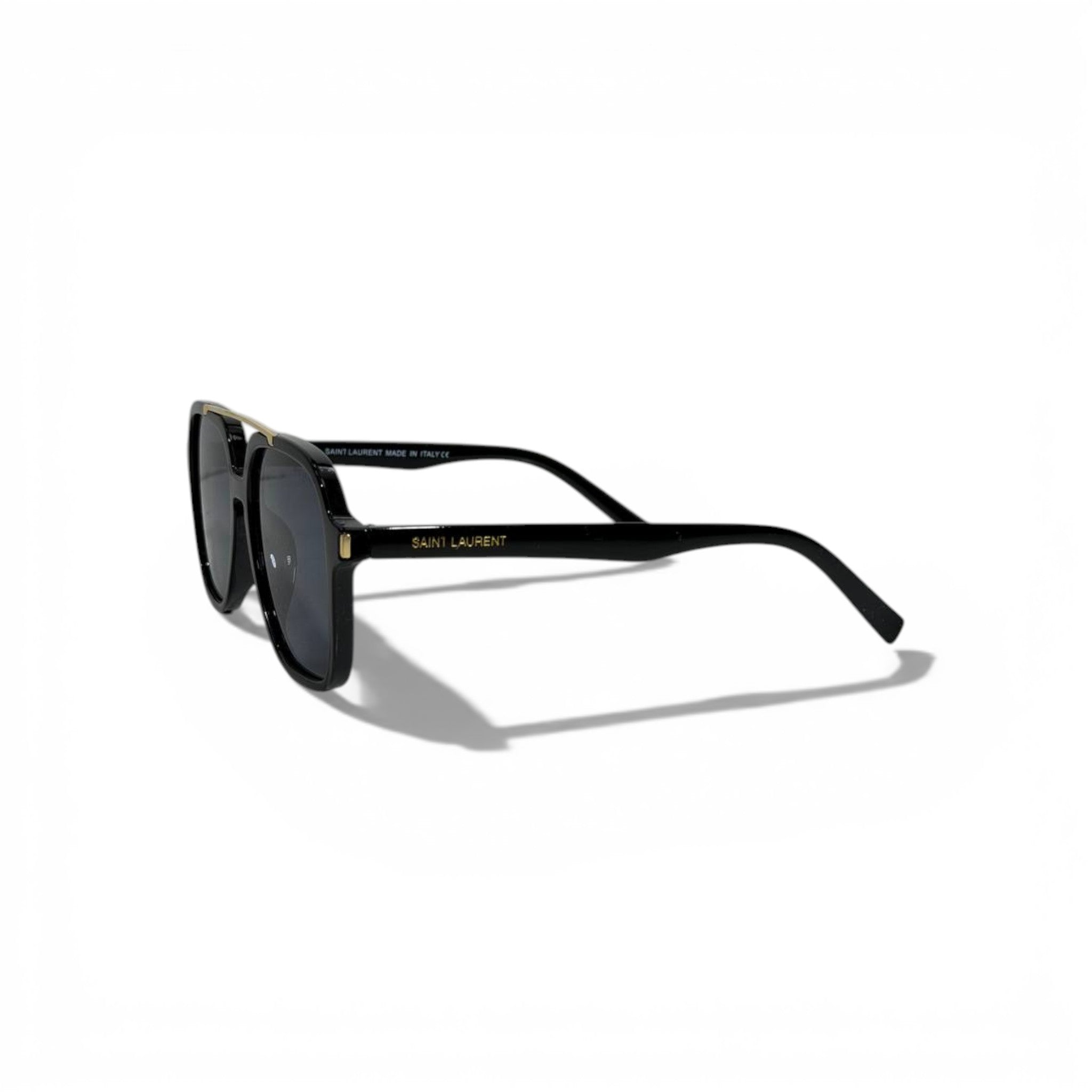 🕶️ Saint Laurent Luxury Sunglasses – Bold Black Signature 🖤✨