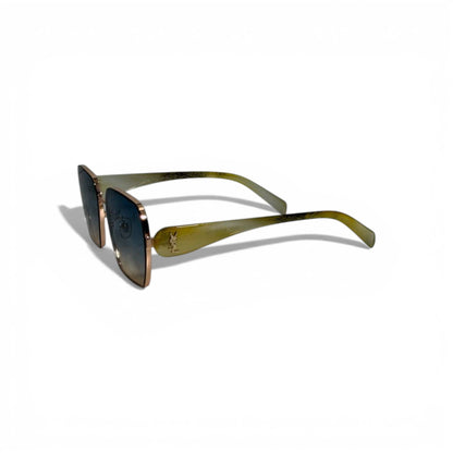 🕶️ Saint Laurent Square Sunglasses – Elegant Gradient Design ✨💛